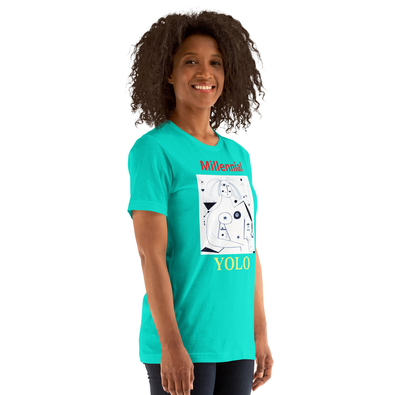 KW Gallery Wearable Art Tee 42 YOLO - Winter Sunshine Marketplace