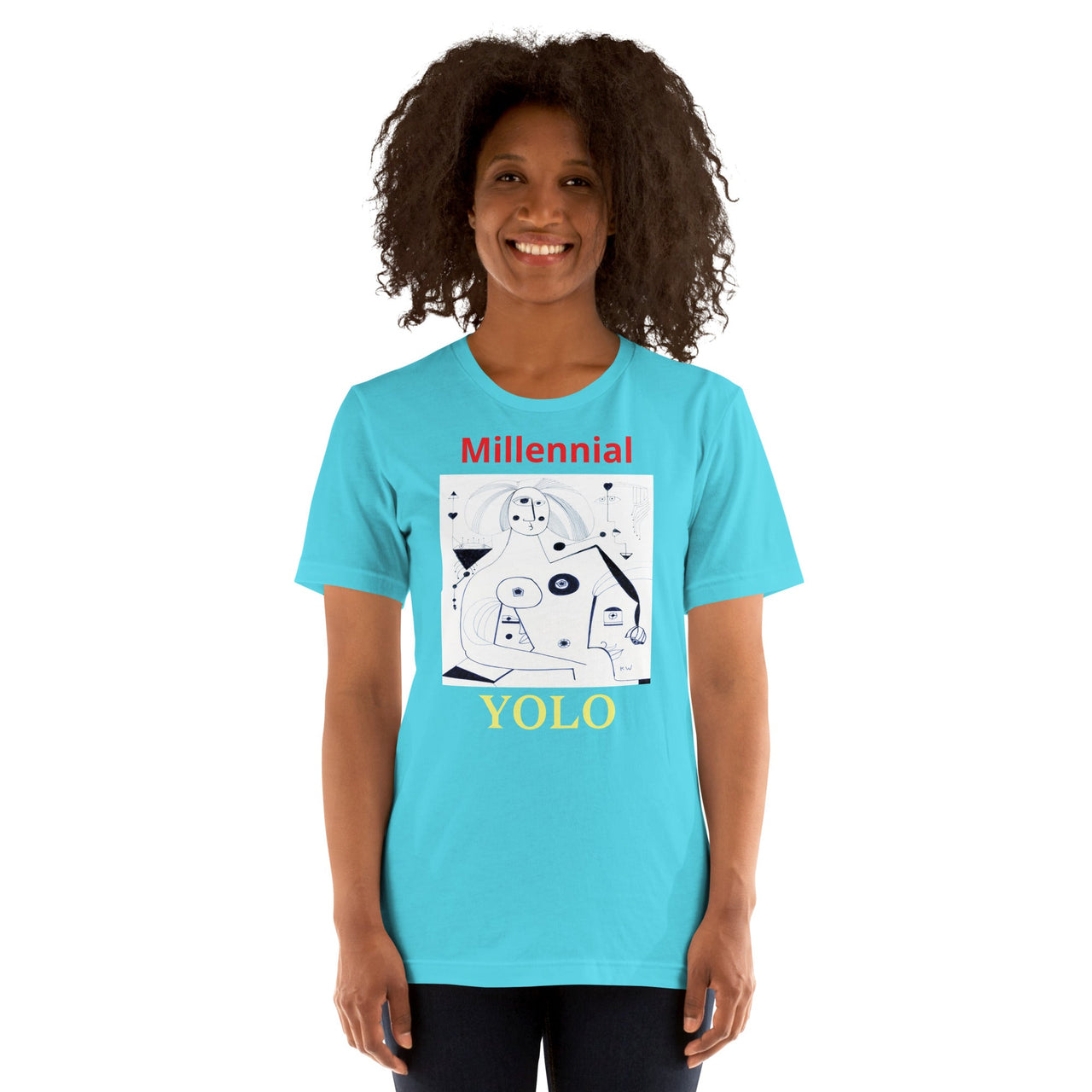 KW Gallery Wearable Art Tee 42 YOLO - Winter Sunshine Marketplace