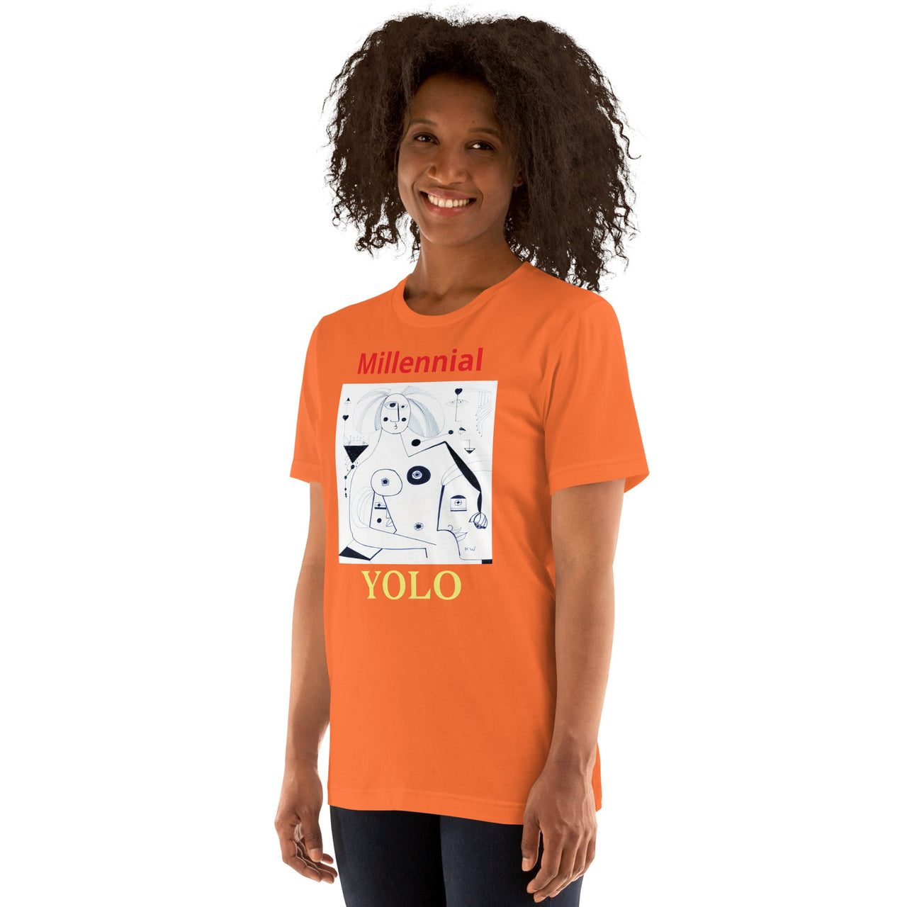 KW Gallery Wearable Art Tee 42 YOLO - Winter Sunshine Marketplace