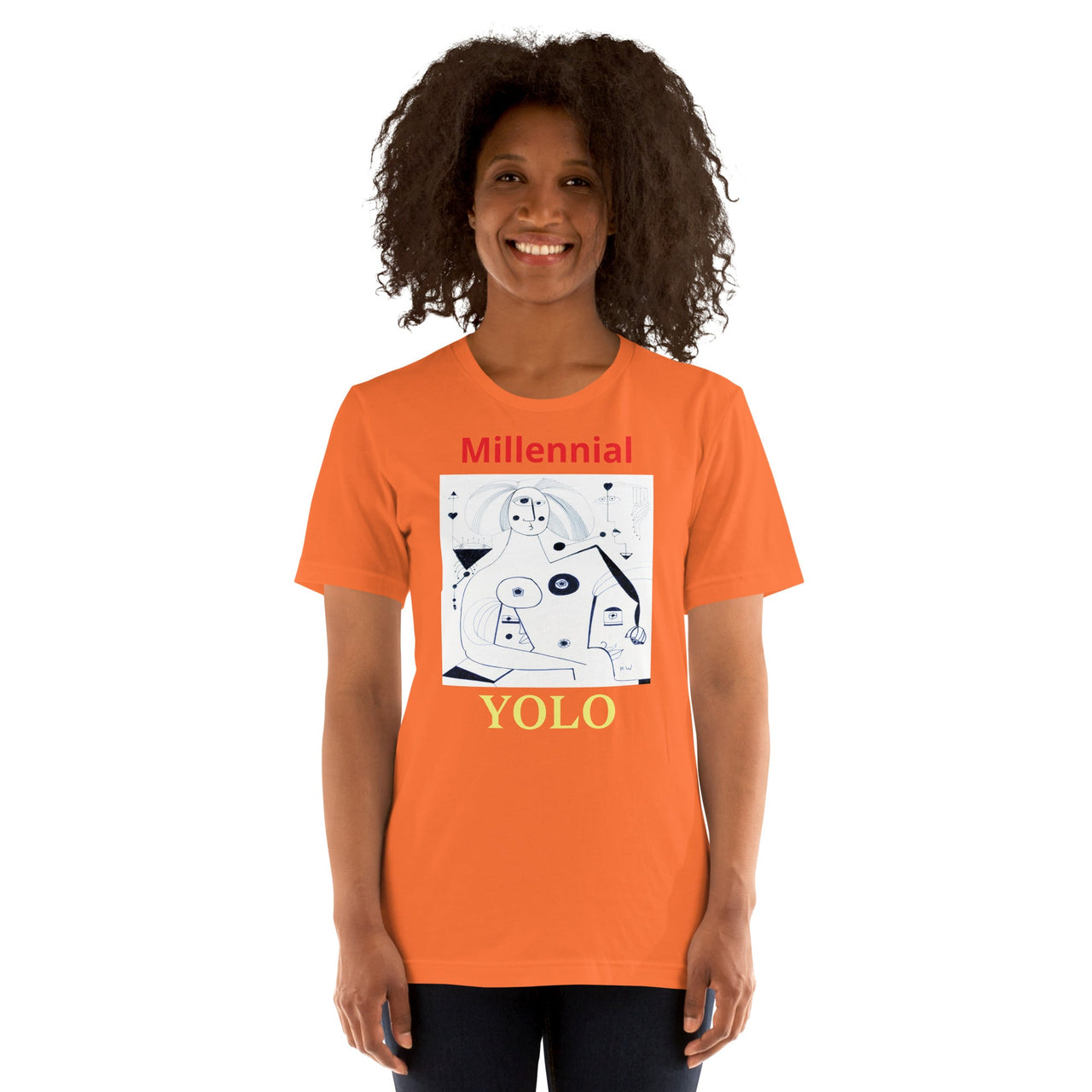 KW Gallery Wearable Art Tee 42 YOLO - Winter Sunshine Marketplace
