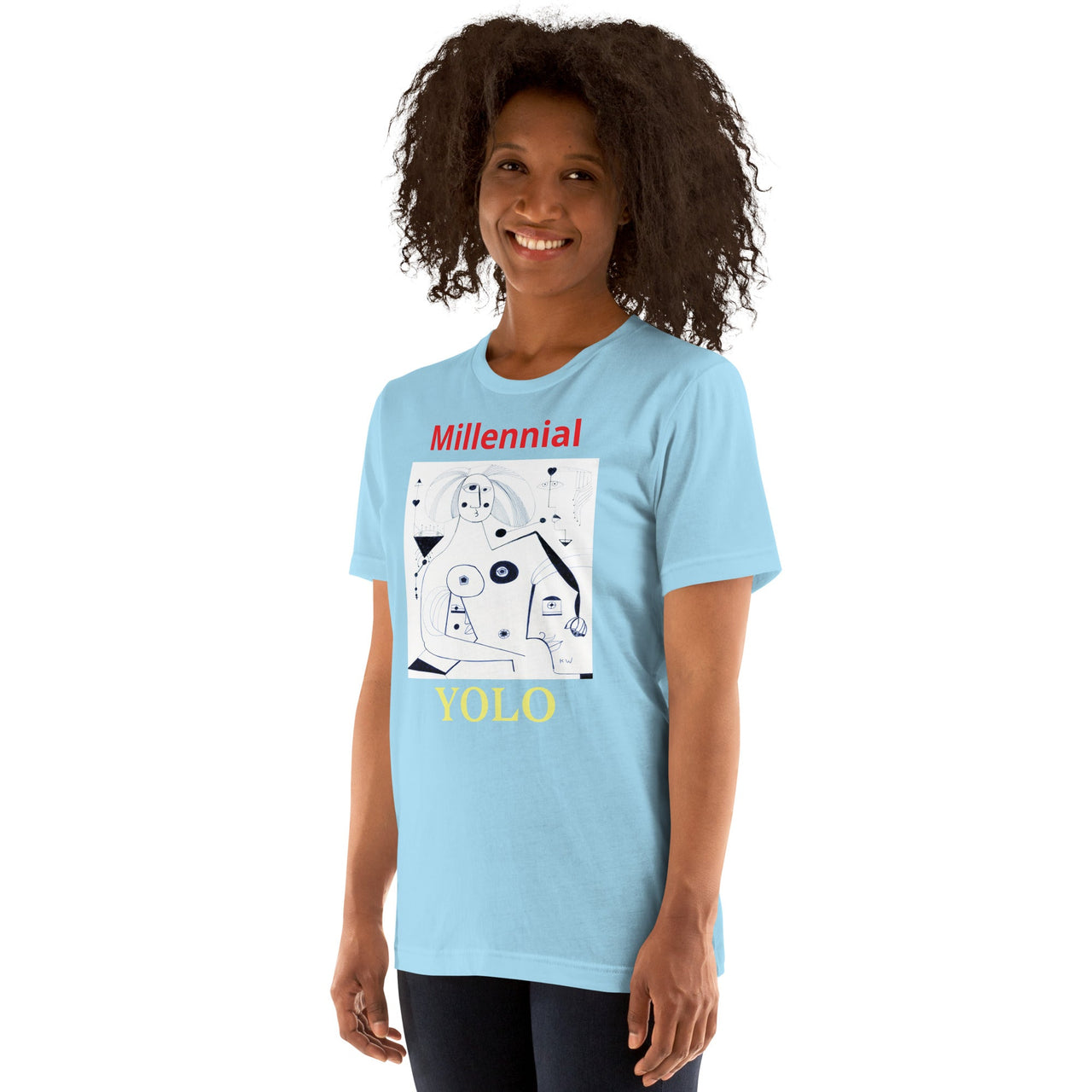 KW Gallery Wearable Art Tee 42 YOLO - Winter Sunshine Marketplace