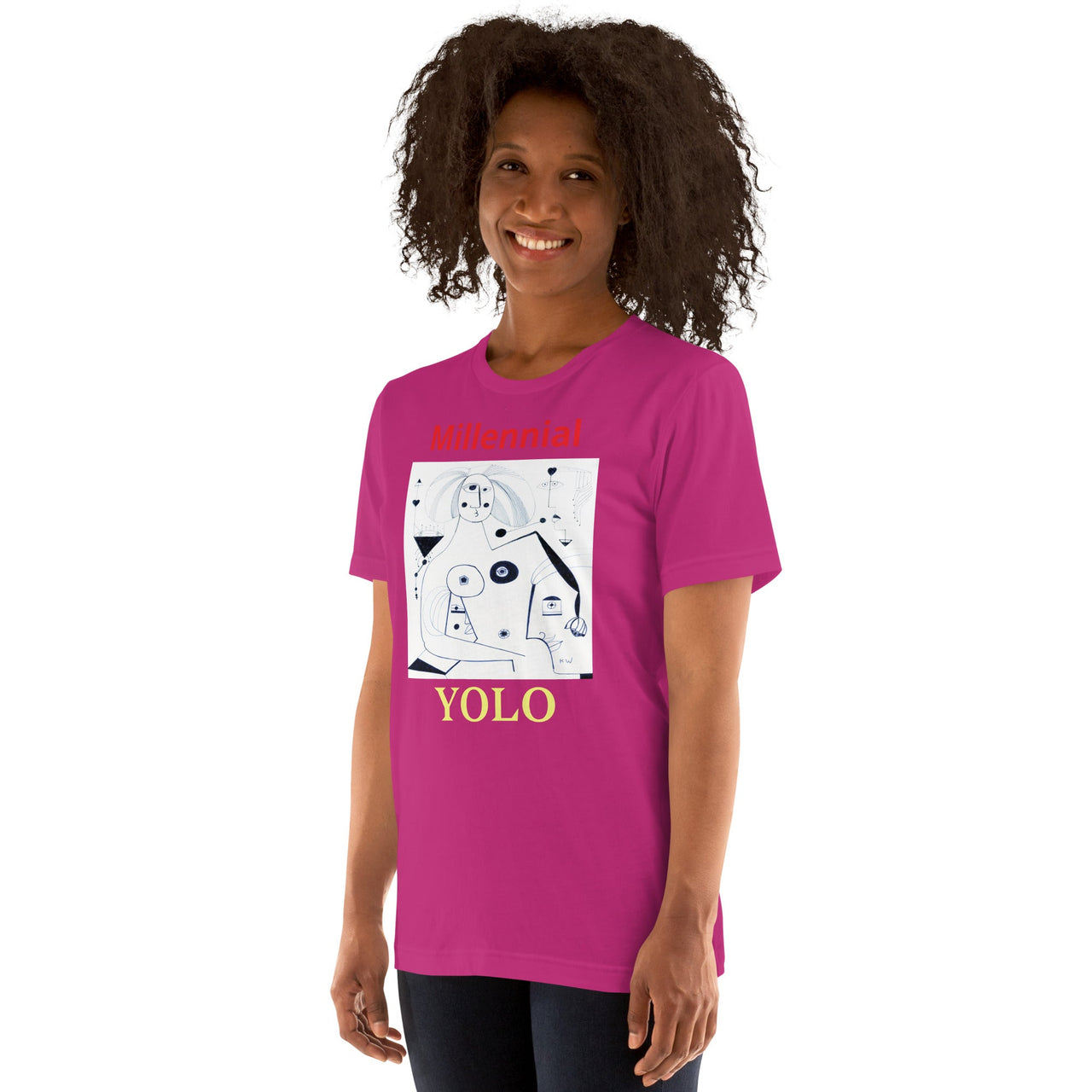 KW Gallery Wearable Art Tee 42 YOLO - Winter Sunshine Marketplace