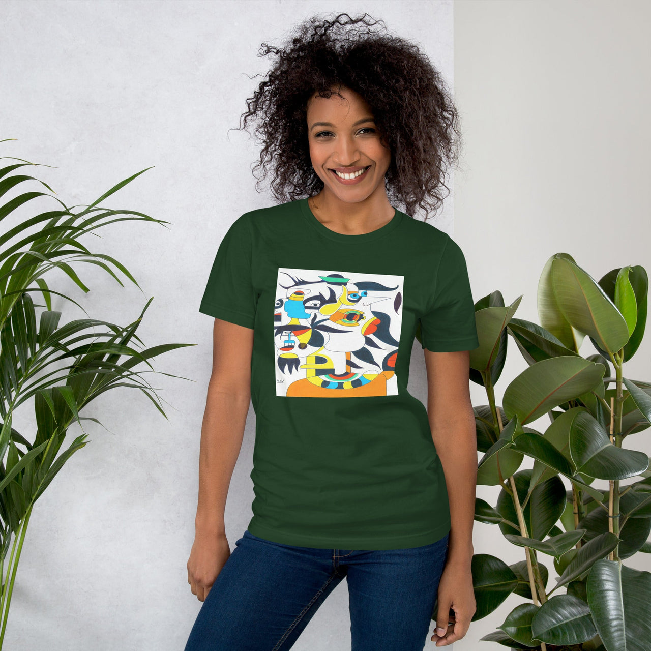 KW Gallery Wearable Art Tee 43 - Winter Sunshine Marketplace