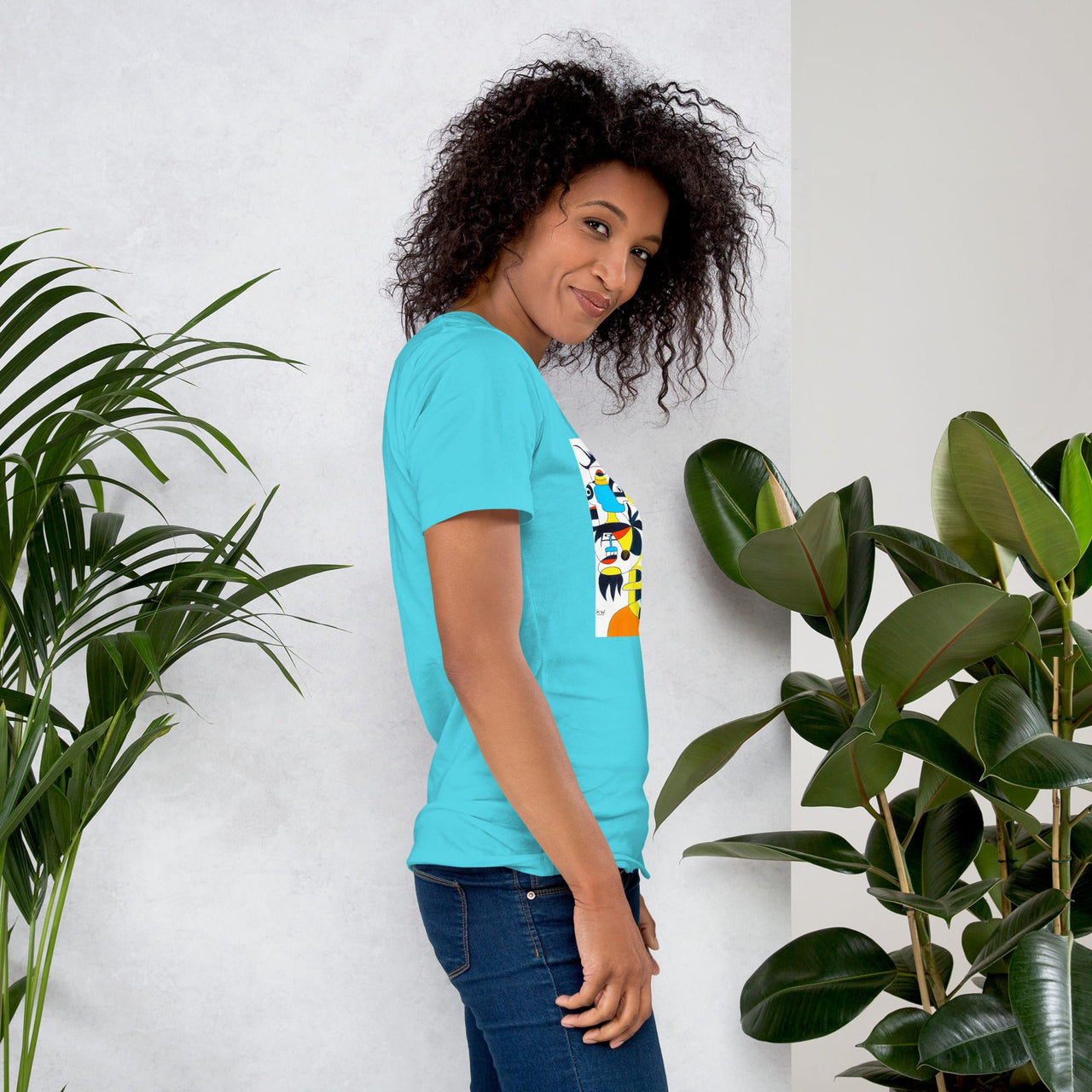 KW Gallery Wearable Art Tee 43 - Winter Sunshine Marketplace