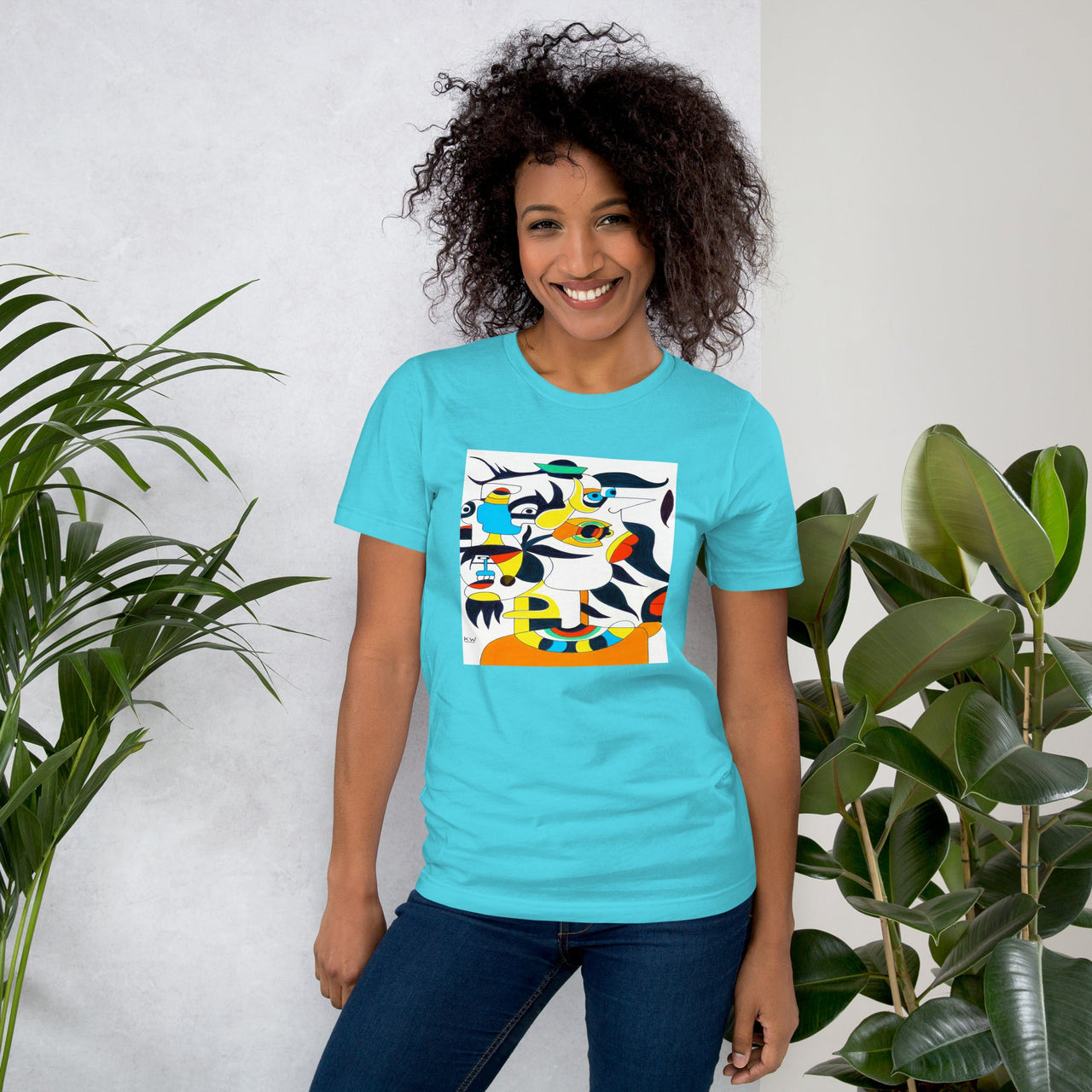 KW Gallery Wearable Art Tee 43 - Winter Sunshine Marketplace