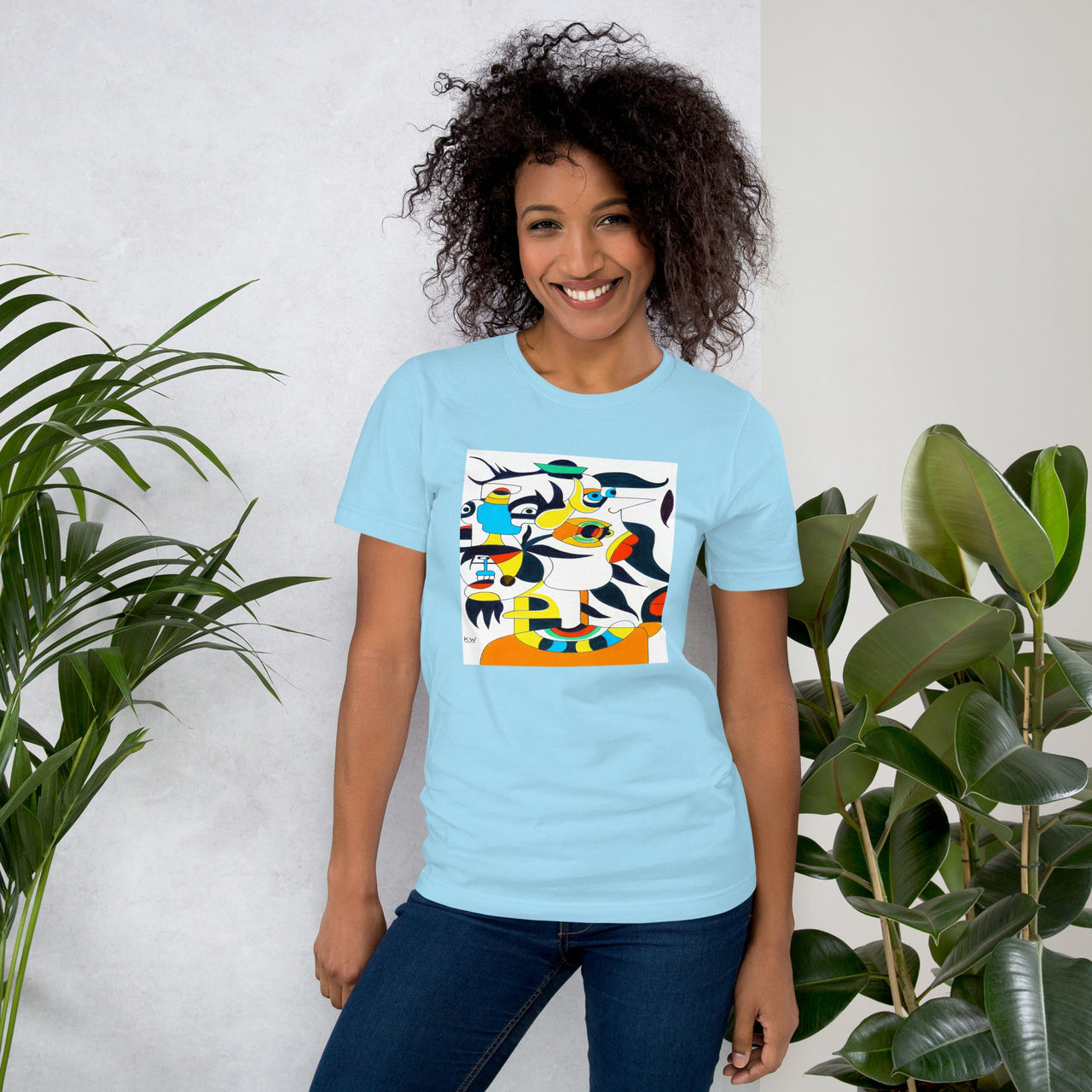 KW Gallery Wearable Art Tee 43 - Winter Sunshine Marketplace