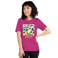 KW Gallery Wearable Art Tee 43 YOLO - Winter Sunshine Marketplace
