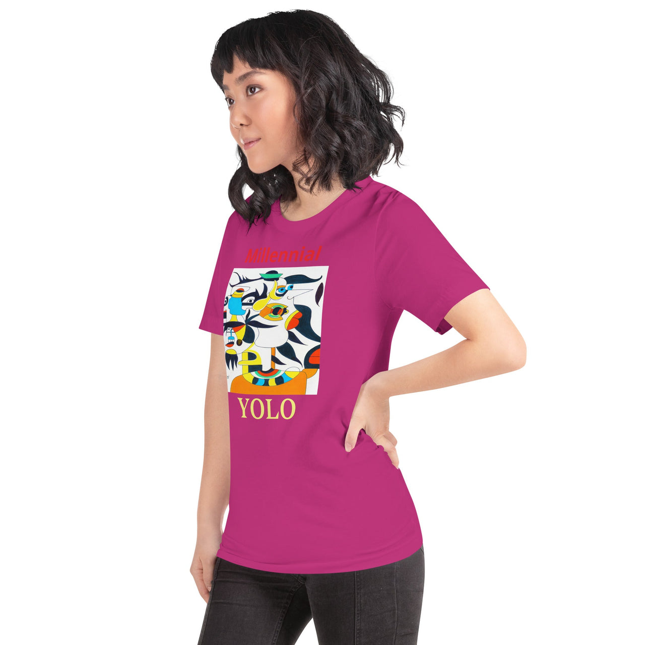 KW Gallery Wearable Art Tee 43 YOLO - Winter Sunshine Marketplace