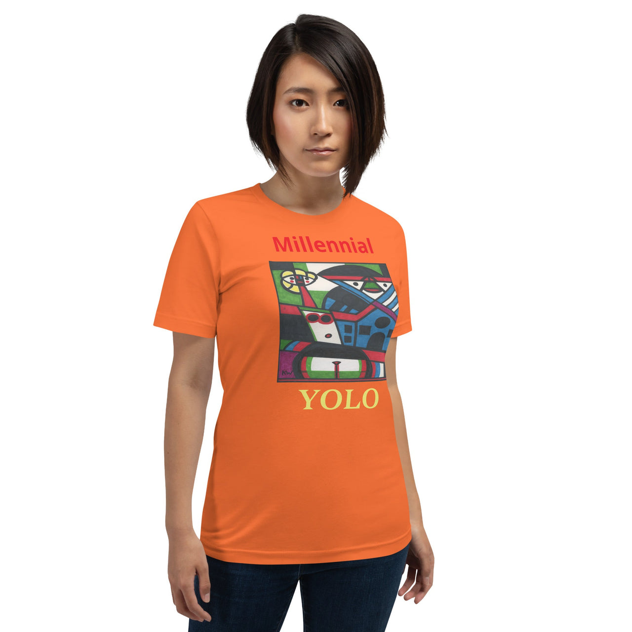 KW Gallery Wearable Art Tee 44 YOLO - Winter Sunshine Marketplace