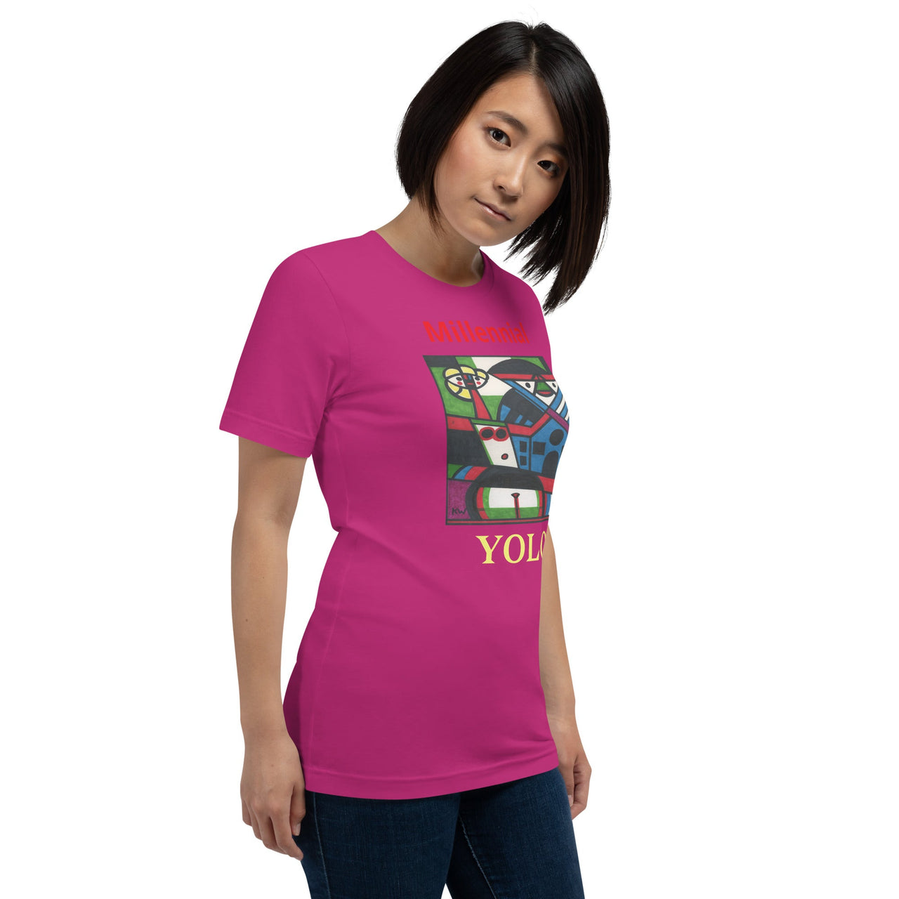 KW Gallery Wearable Art Tee 44 YOLO - Winter Sunshine Marketplace