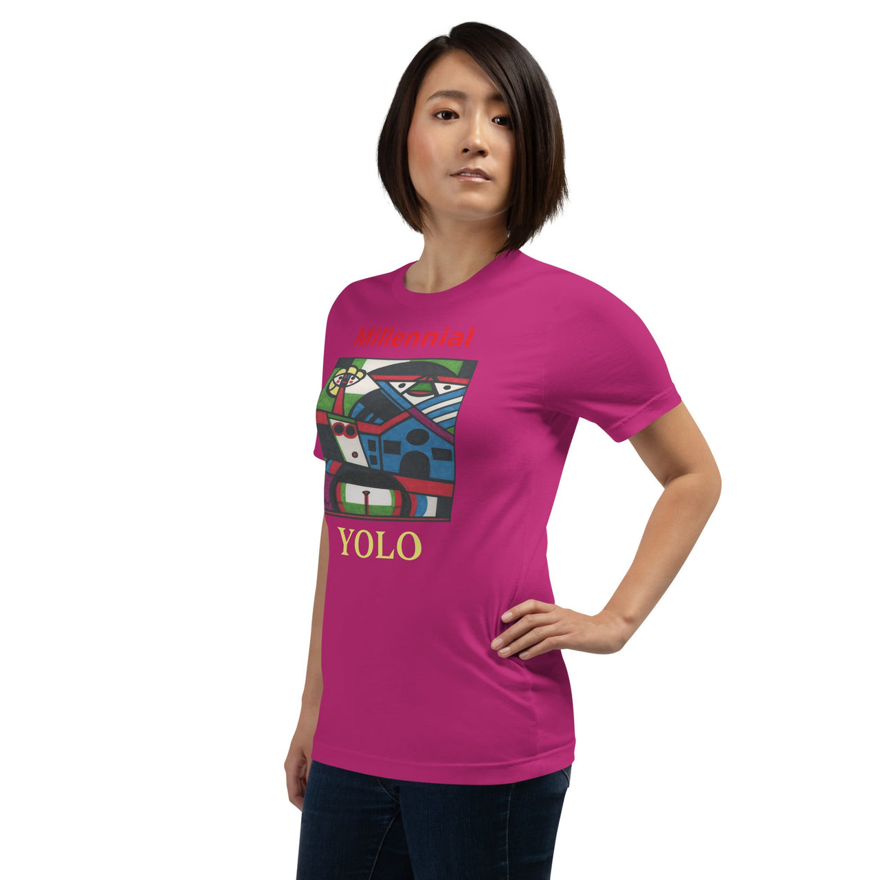 KW Gallery Wearable Art Tee 44 YOLO - Winter Sunshine Marketplace