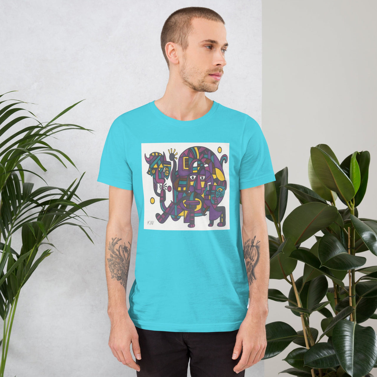 KW Gallery Wearable Art Tee 45 - Winter Sunshine Marketplace