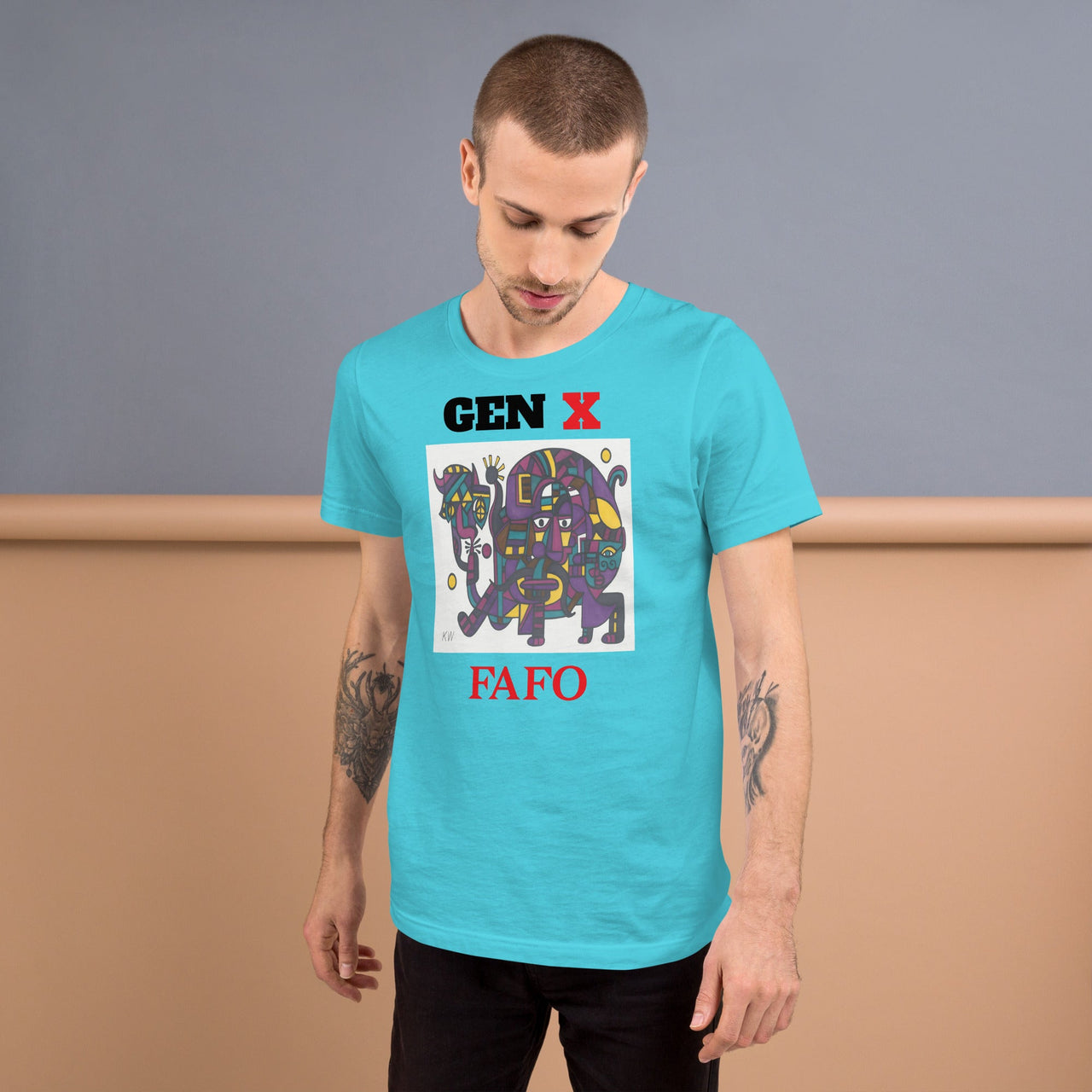 KW Gallery Wearable Art Tee 45 FAFO - Winter Sunshine Marketplace