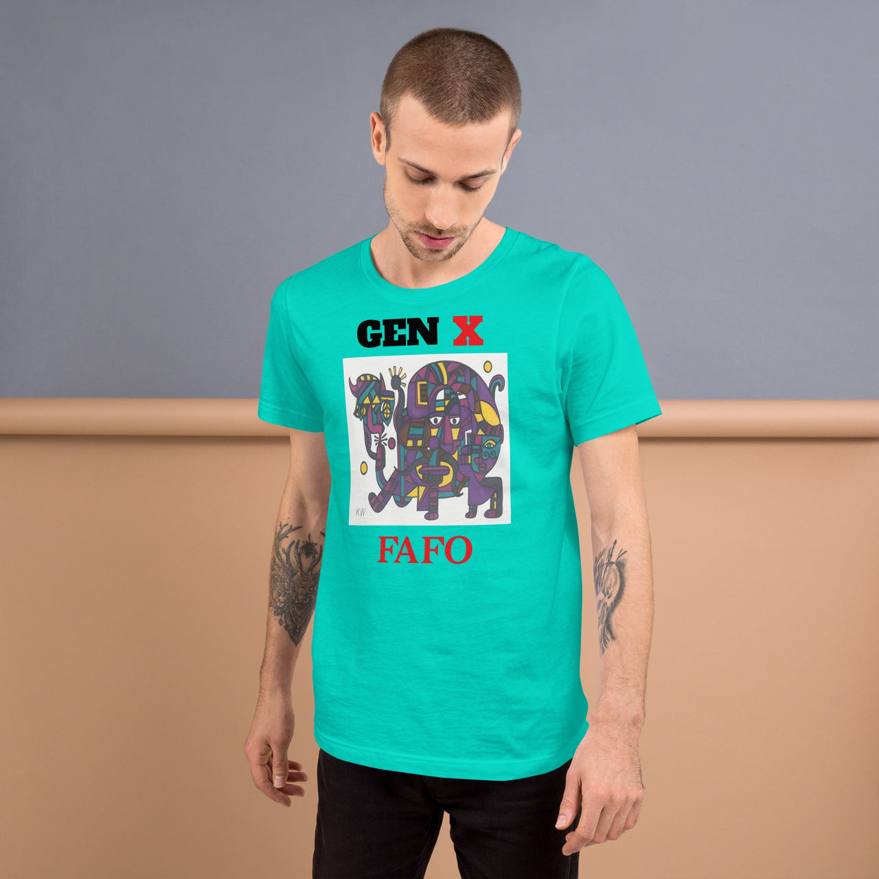 KW Gallery Wearable Art Tee 45 FAFO - Winter Sunshine Marketplace