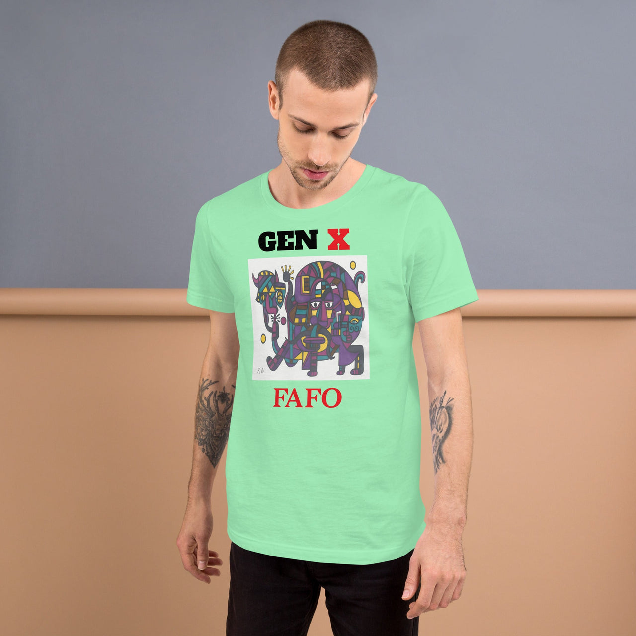 KW Gallery Wearable Art Tee 45 FAFO - Winter Sunshine Marketplace