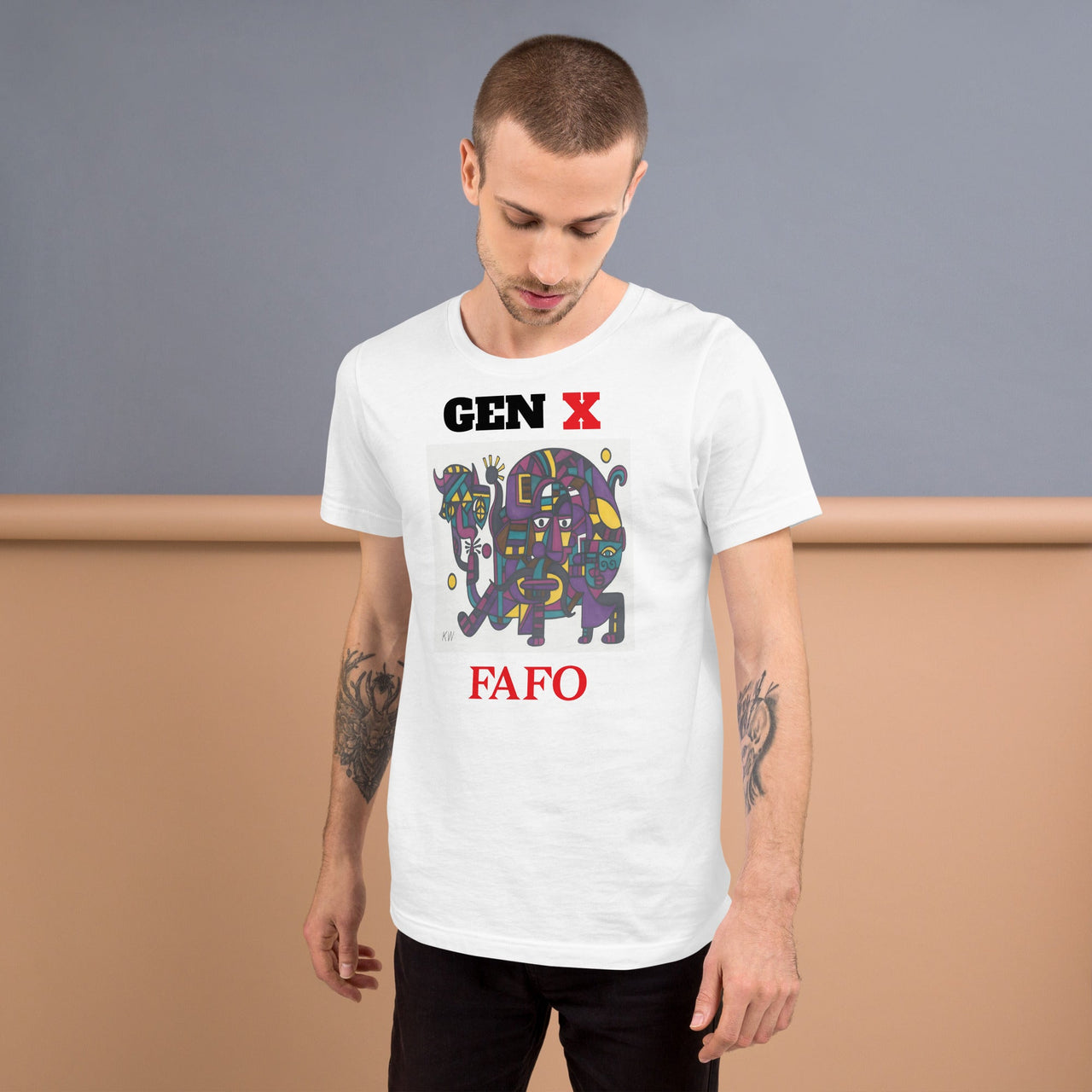 KW Gallery Wearable Art Tee 45 FAFO - Winter Sunshine Marketplace