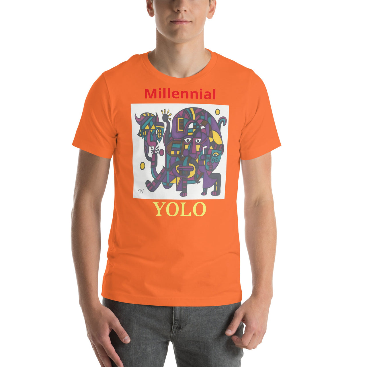 KW Gallery Wearable Art Tee 45 YOLO - Winter Sunshine Marketplace