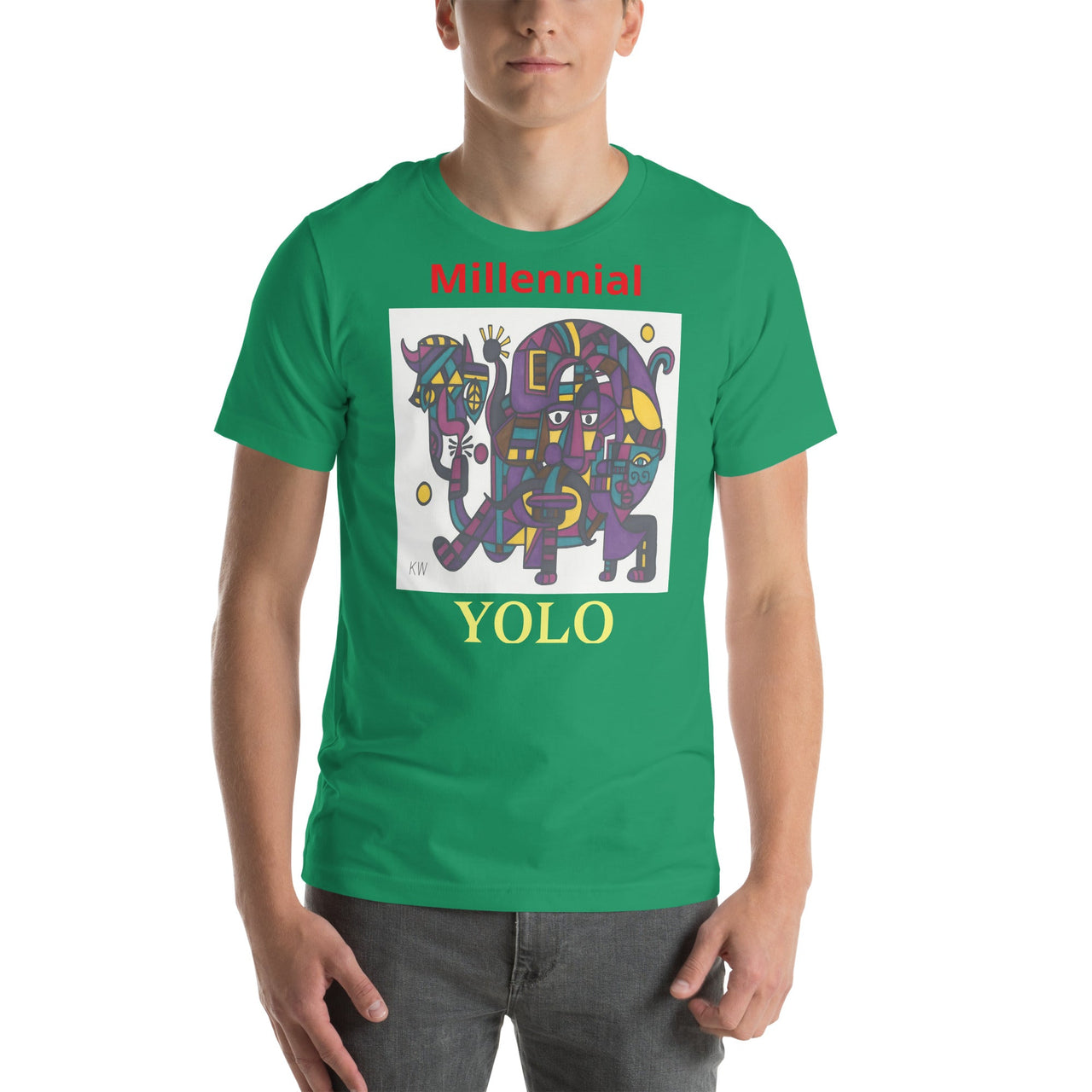 KW Gallery Wearable Art Tee 45 YOLO - Winter Sunshine Marketplace