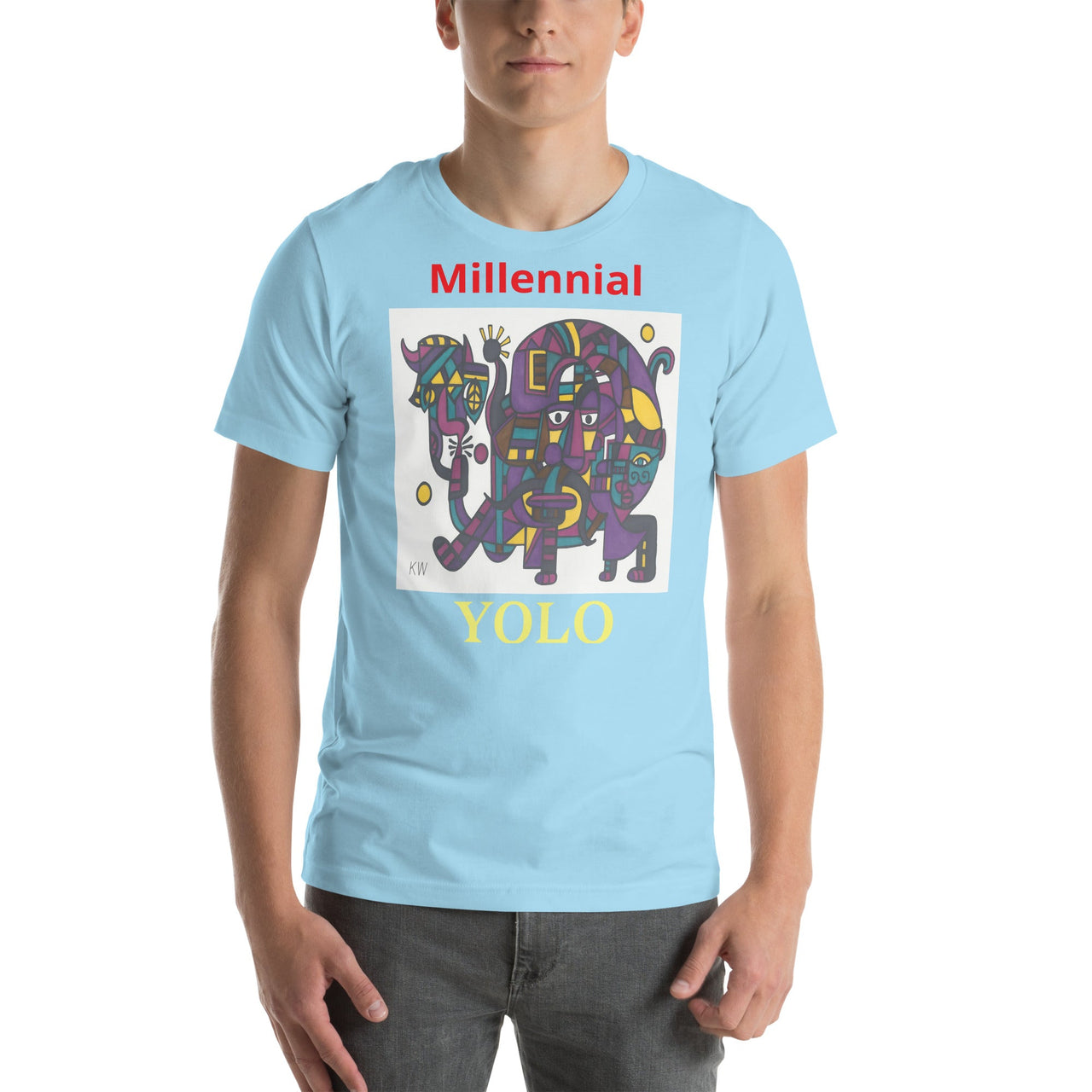 KW Gallery Wearable Art Tee 45 YOLO - Winter Sunshine Marketplace