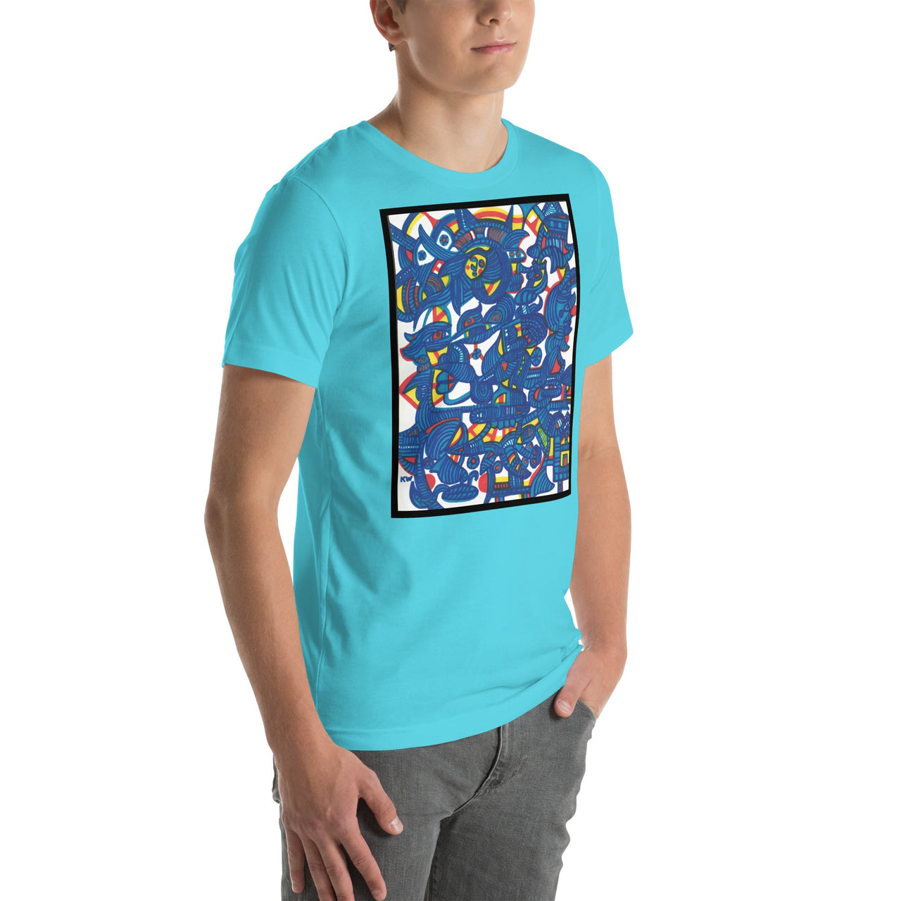 KW Gallery Wearable Art Tee 5 - Winter Sunshine Marketplace