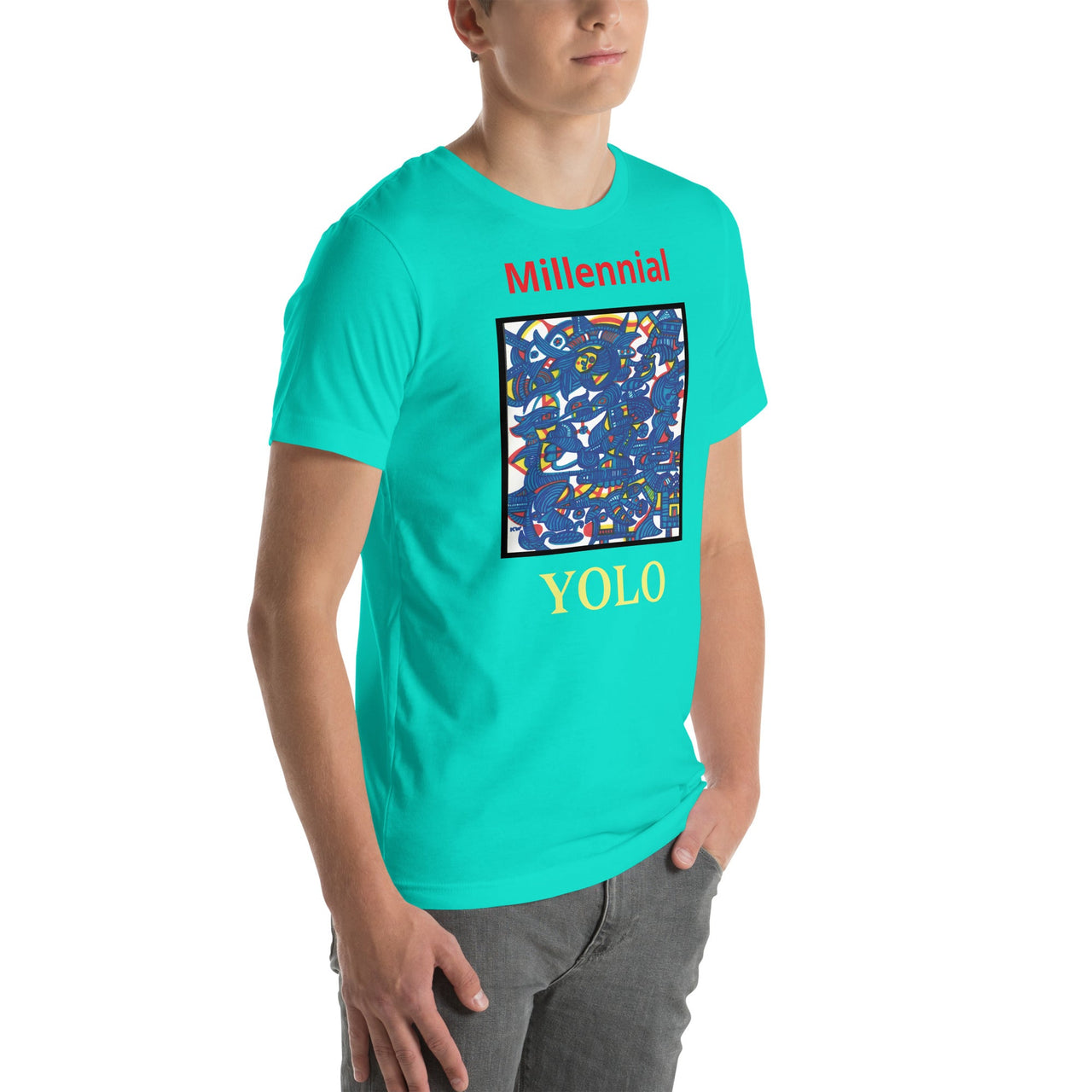 KW Gallery Wearable Art Tee 5 YOLO - Winter Sunshine Marketplace