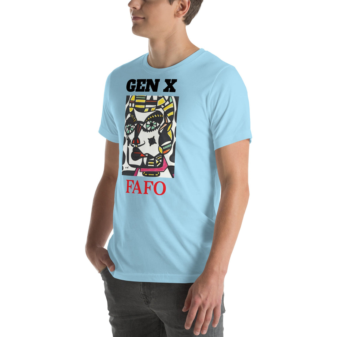 KW Gallery Wearable Art Tee 7 FAFO - Winter Sunshine Marketplace