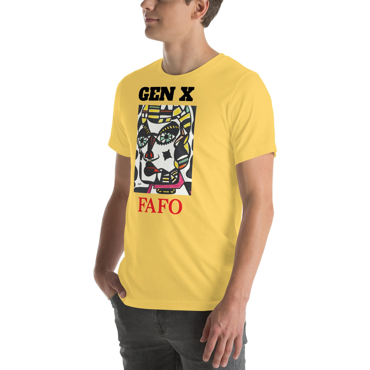 KW Gallery Wearable Art Tee 7 FAFO - Winter Sunshine Marketplace