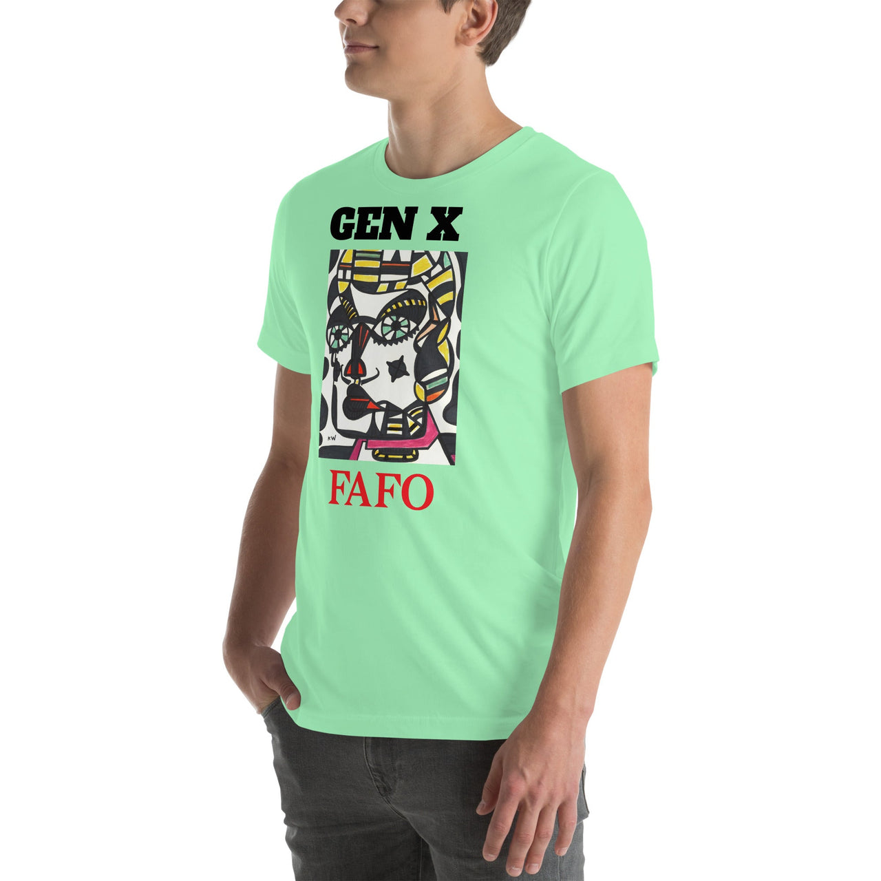 KW Gallery Wearable Art Tee 7 FAFO - Winter Sunshine Marketplace