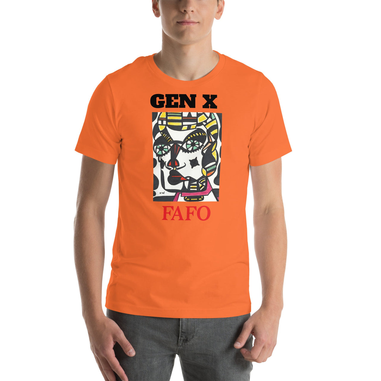 KW Gallery Wearable Art Tee 7 FAFO - Winter Sunshine Marketplace