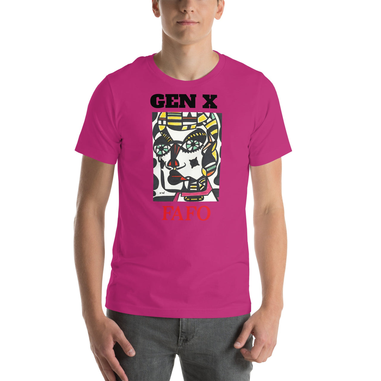 KW Gallery Wearable Art Tee 7 FAFO - Winter Sunshine Marketplace