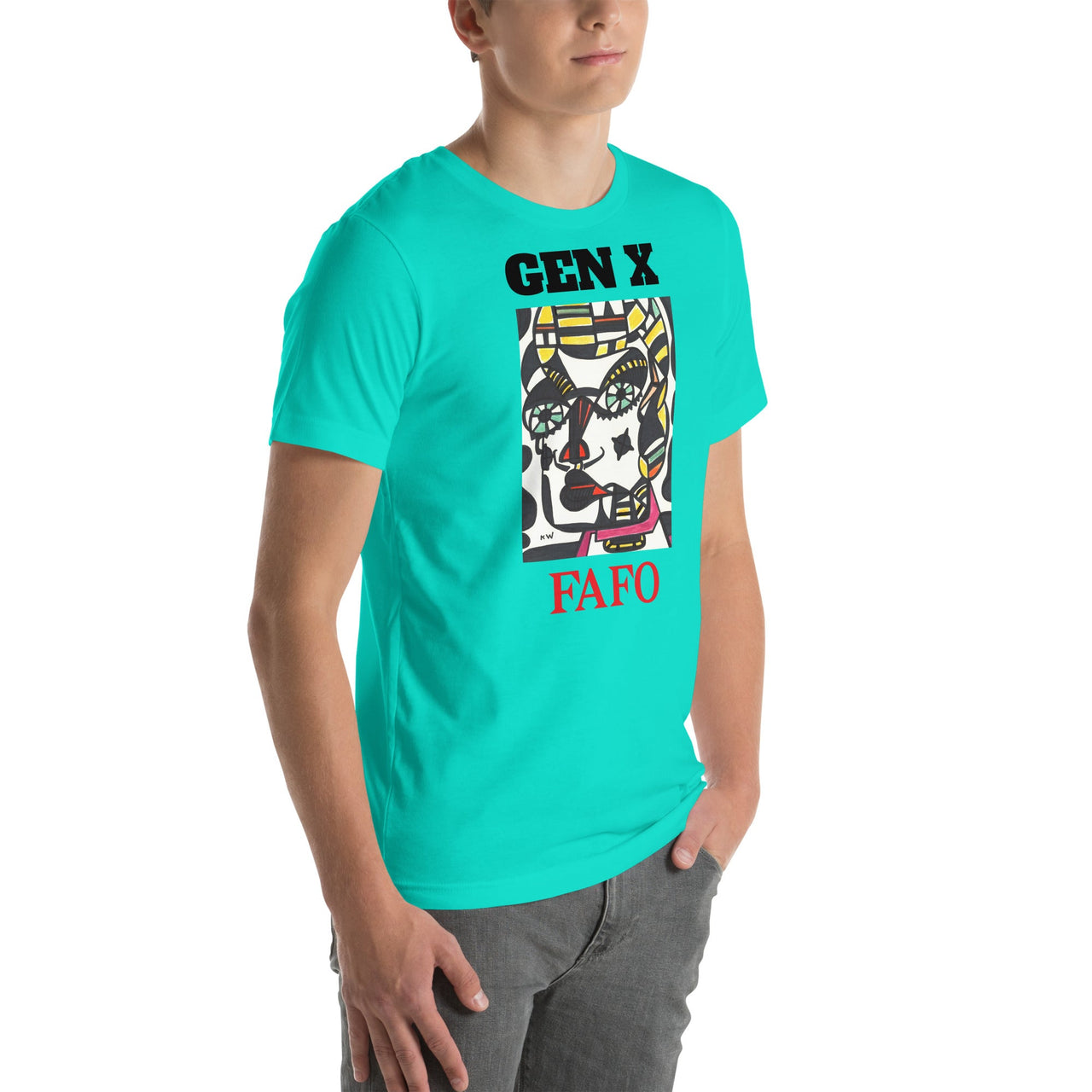 KW Gallery Wearable Art Tee 7 FAFO - Winter Sunshine Marketplace