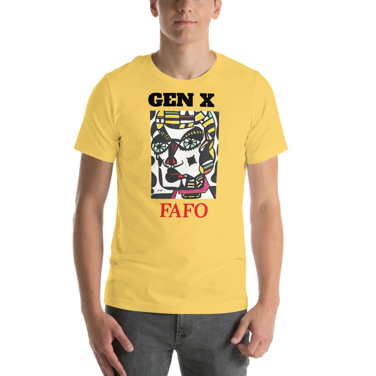 KW Gallery Wearable Art Tee 7 FAFO - Winter Sunshine Marketplace