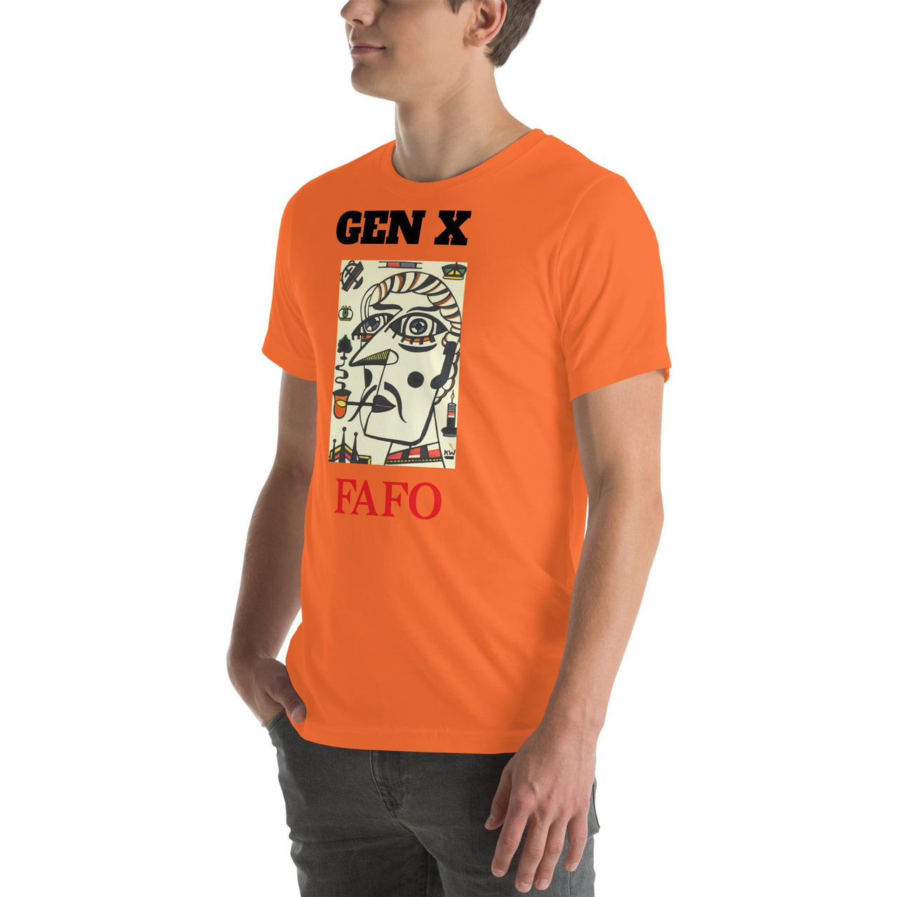 KW Gallery Wearable Art Tee 8 FAFO - Winter Sunshine Marketplace