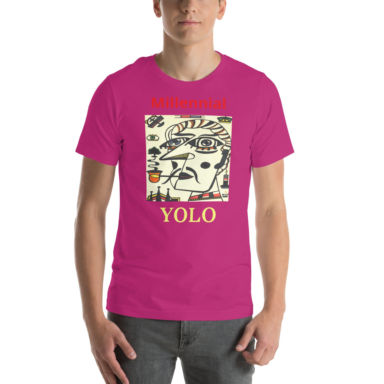 KW Gallery Wearable Art Tee 8 YOLO - Winter Sunshine Marketplace