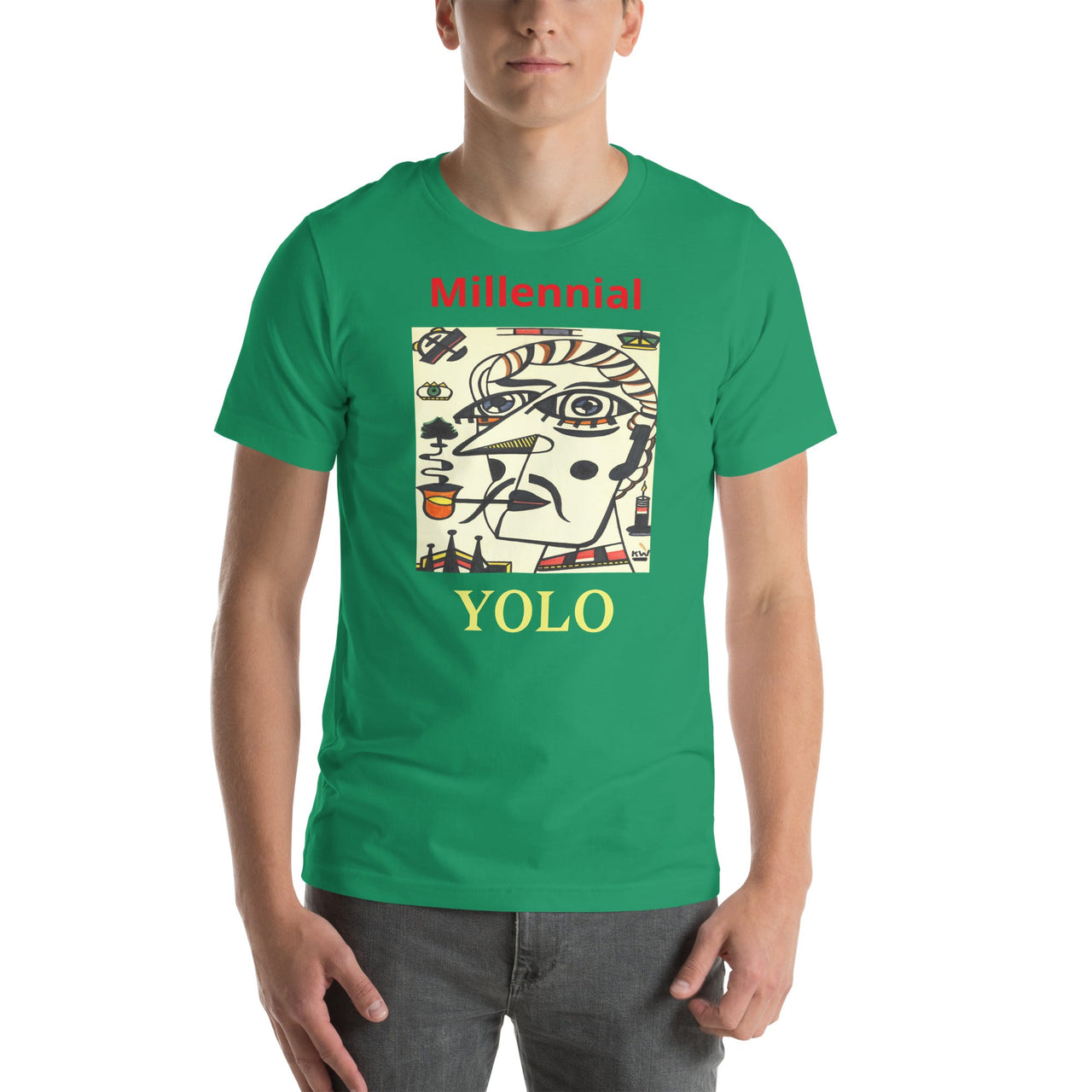 KW Gallery Wearable Art Tee 8 YOLO - Winter Sunshine Marketplace