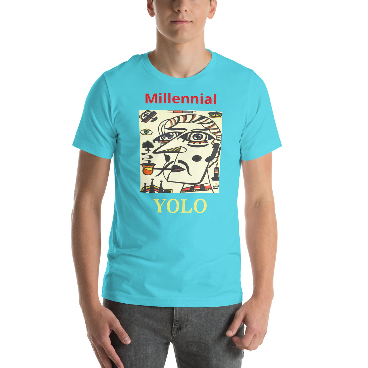 KW Gallery Wearable Art Tee 8 YOLO - Winter Sunshine Marketplace