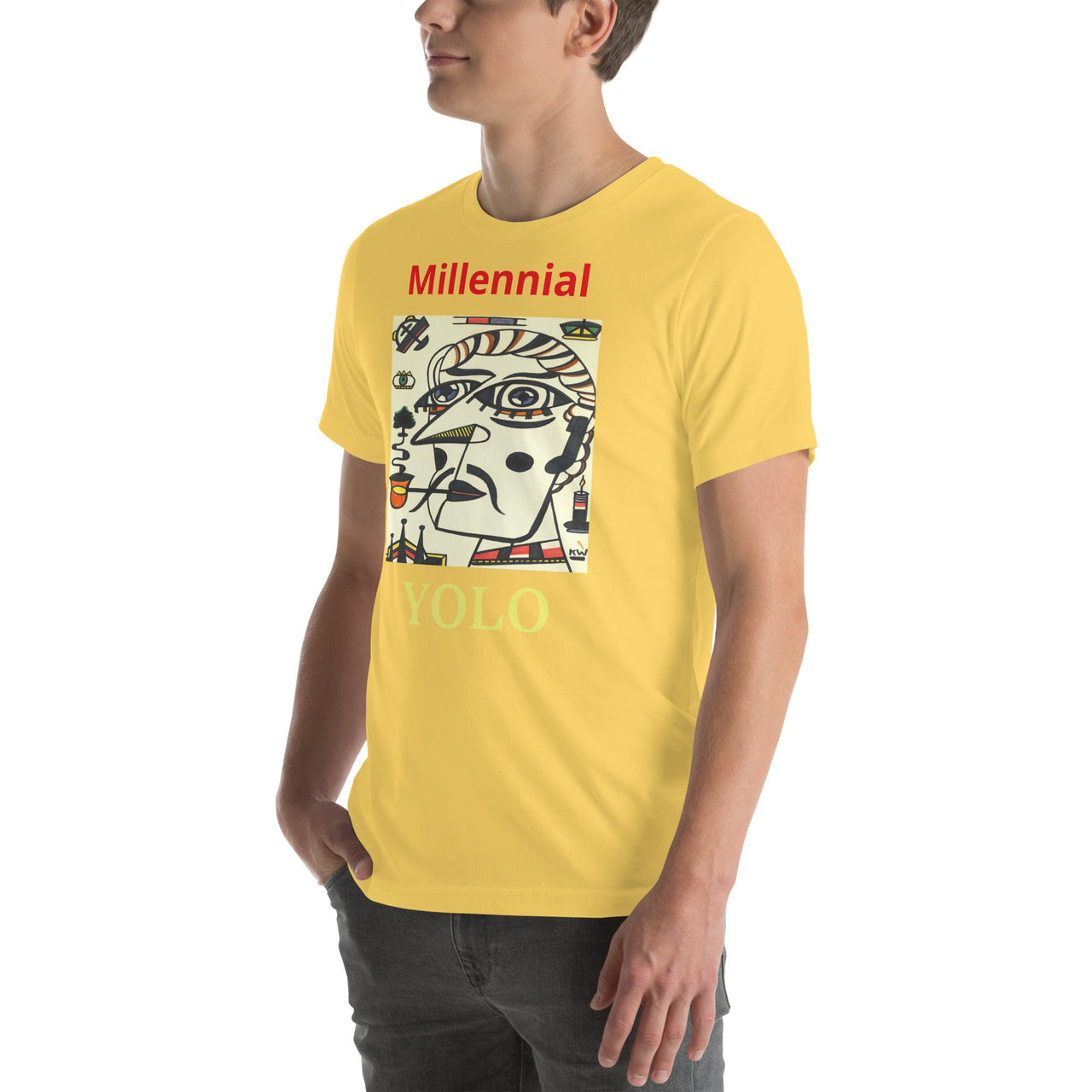 KW Gallery Wearable Art Tee 8 YOLO - Winter Sunshine Marketplace