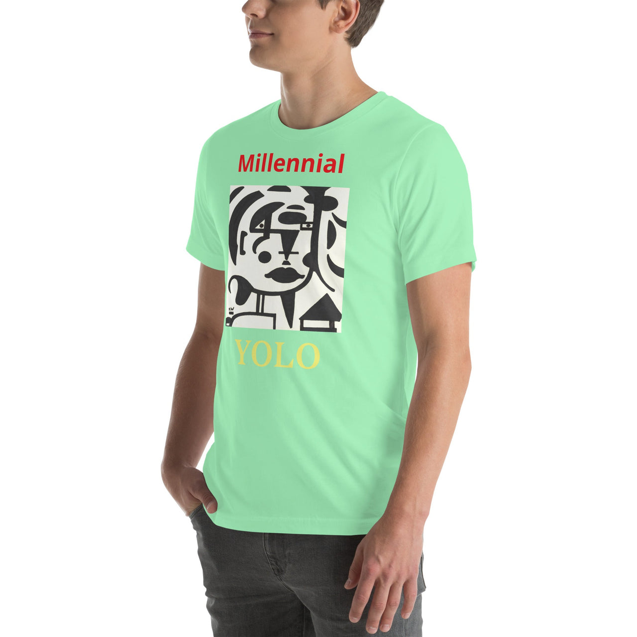 KW Gallery Wearable Art Tee 9 YOLO - Winter Sunshine Marketplace