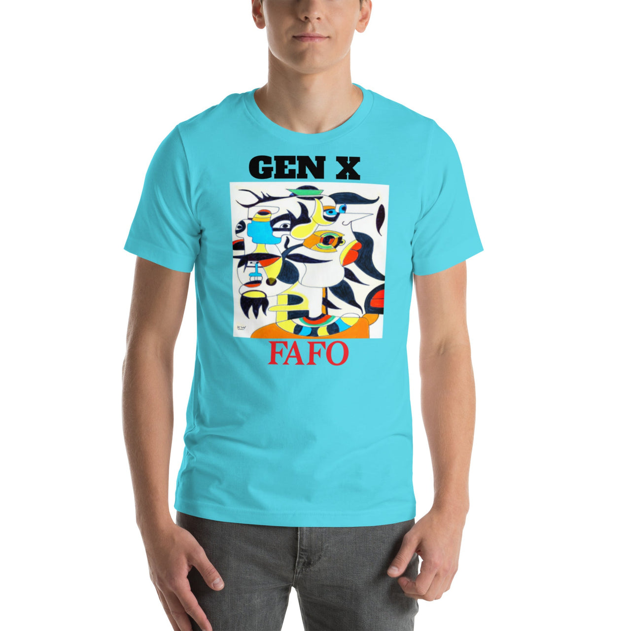 KW Gallery Wearable Art Tee Limited Edition FAFO - Winter Sunshine Marketplace