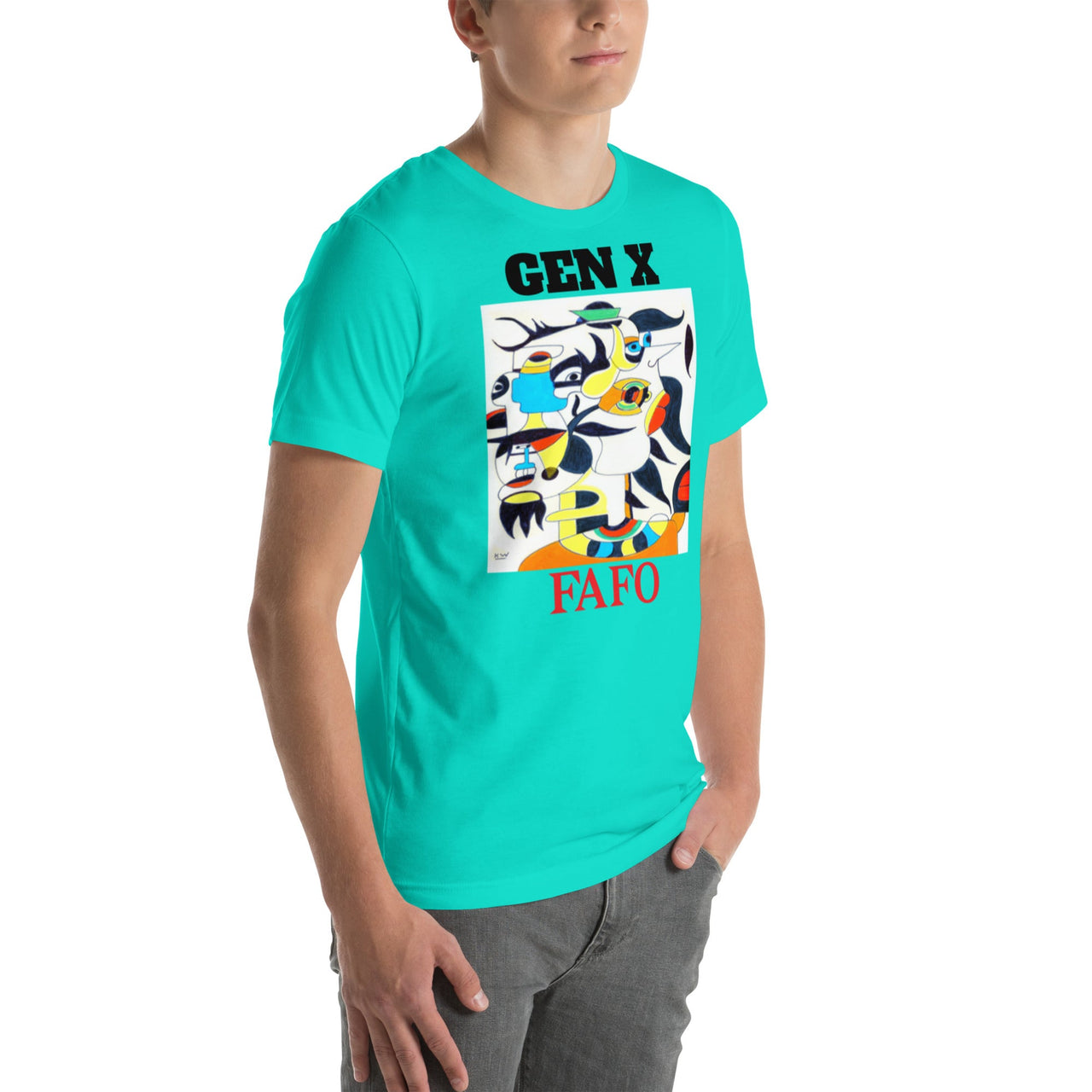 KW Gallery Wearable Art Tee Limited Edition FAFO - Winter Sunshine Marketplace