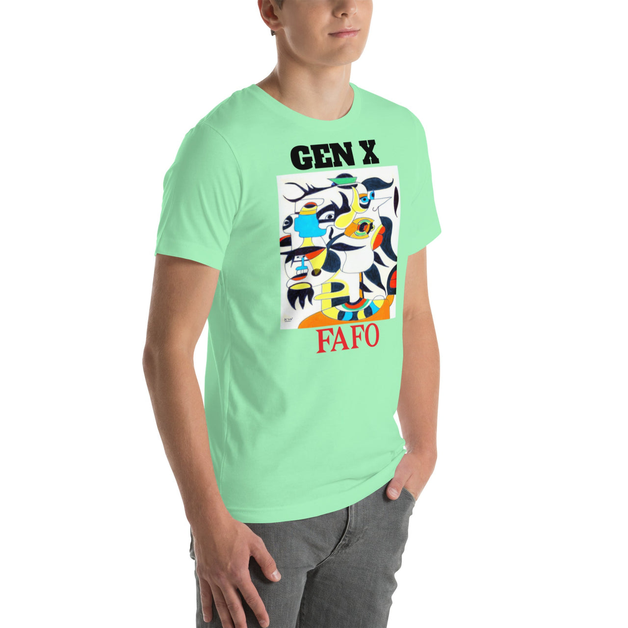 KW Gallery Wearable Art Tee Limited Edition FAFO - Winter Sunshine Marketplace