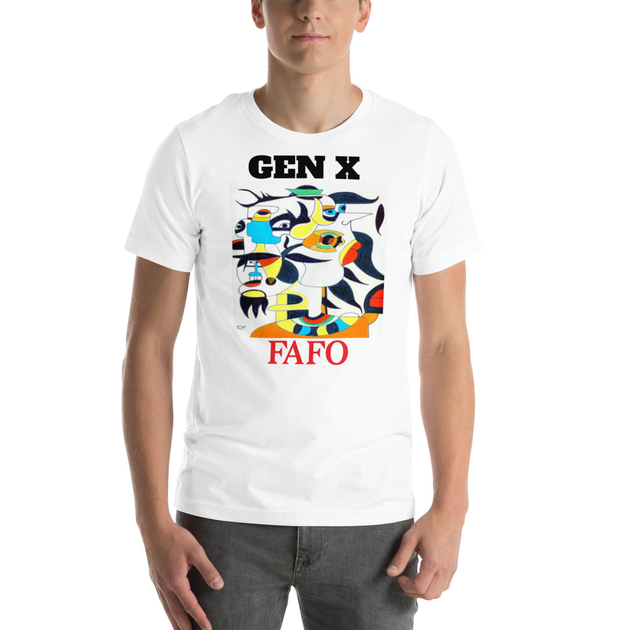 KW Gallery Wearable Art Tee Limited Edition FAFO - Winter Sunshine Marketplace