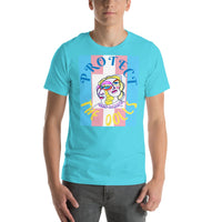 KW Gallery Wearable Art Tee 🏳️‍🌈 “Protect the Dolls” Pride Edition Tee C - Winter Sunshine Marketplace
