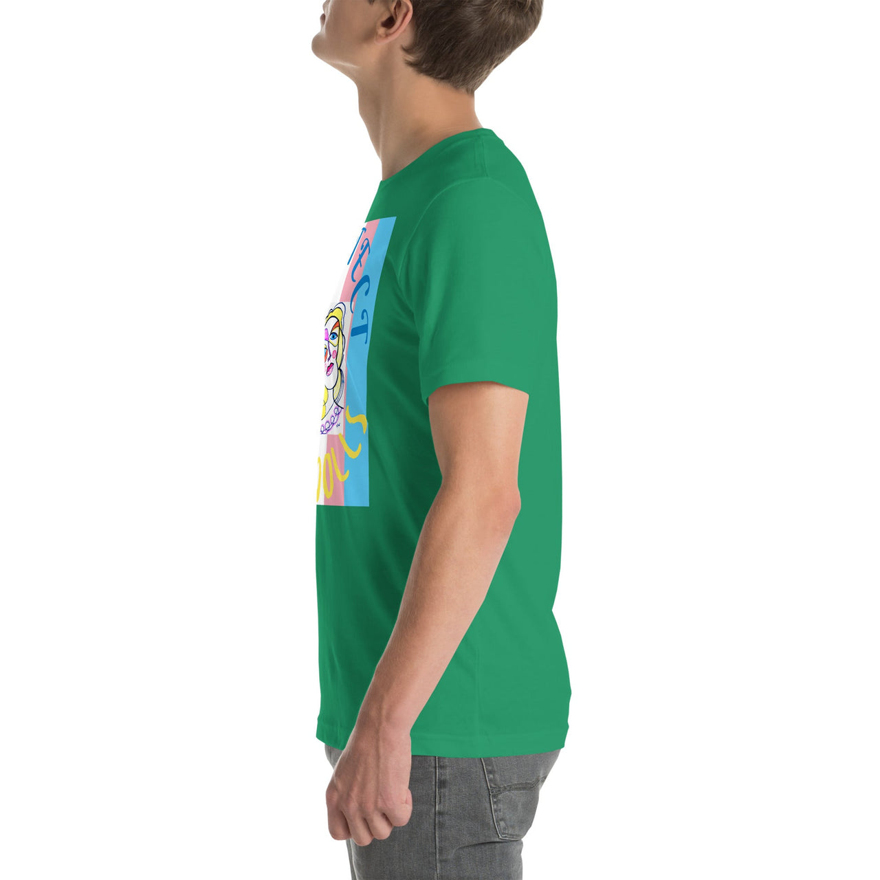 KW Gallery Wearable Art Tee 🏳️‍🌈 “Protect the Dolls” Pride Edition Tee C - Winter Sunshine Marketplace
