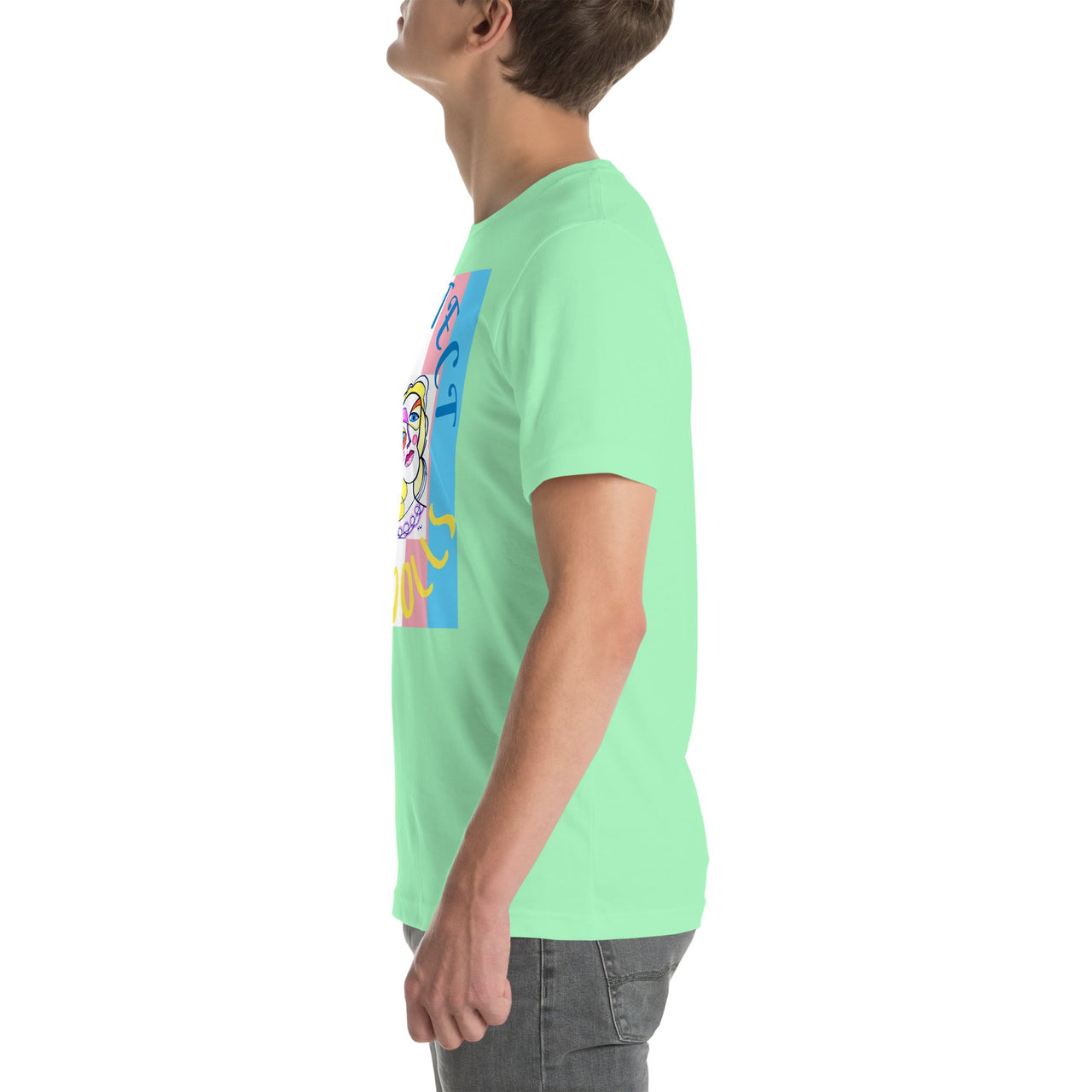 KW Gallery Wearable Art Tee 🏳️‍🌈 “Protect the Dolls” Pride Edition Tee C - Winter Sunshine Marketplace