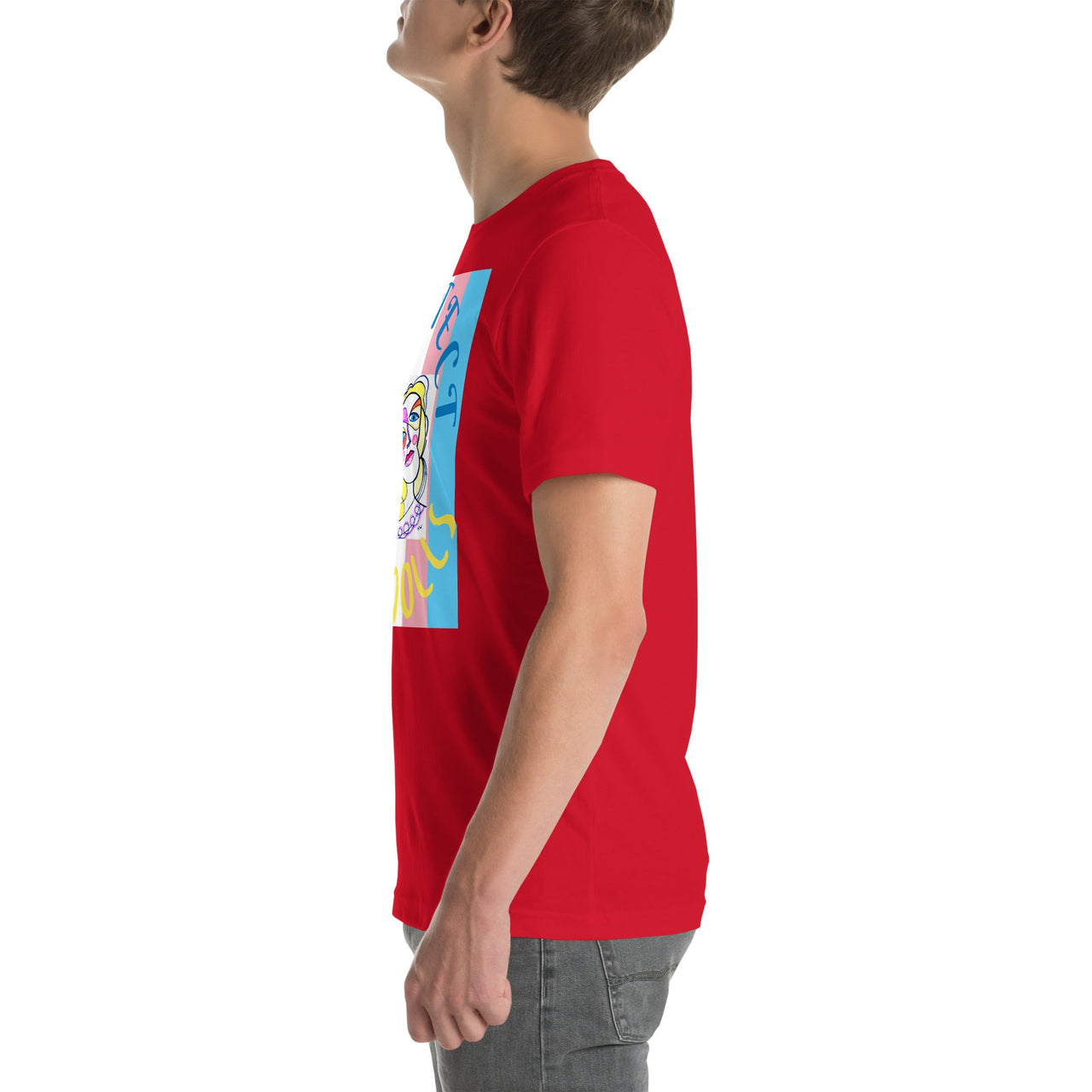 KW Gallery Wearable Art Tee 🏳️‍🌈 “Protect the Dolls” Pride Edition Tee C - Winter Sunshine Marketplace