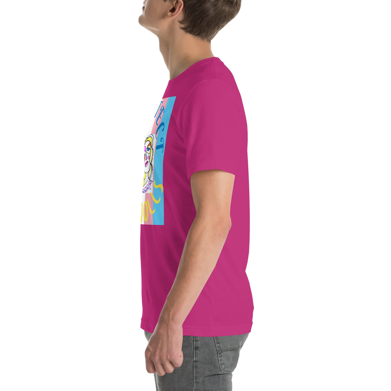 KW Gallery Wearable Art Tee 🏳️‍🌈 “Protect the Dolls” Pride Edition Tee C - Winter Sunshine Marketplace