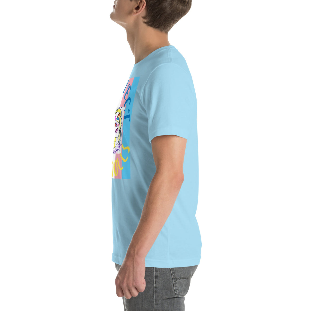 KW Gallery Wearable Art Tee 🏳️‍🌈 “Protect the Dolls” Pride Edition Tee C - Winter Sunshine Marketplace