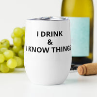KW Gallery Wit & Wine Tumbler 19 - Winter Sunshine Marketplace