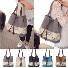 Lace Love Canvas Bag - Winter Sunshine Marketplace